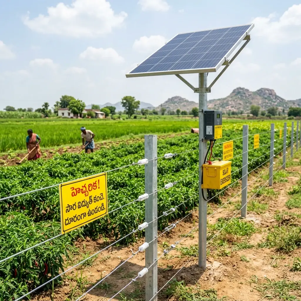 Agricultural Farms Solar Fencing