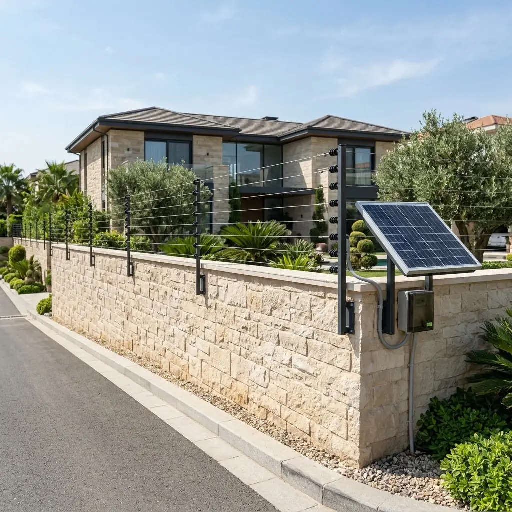 Residential Villas Solar Fencing