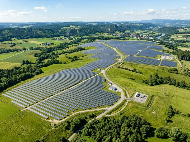 Turnkey Ground Mounted Solar Power Plant in Telangana