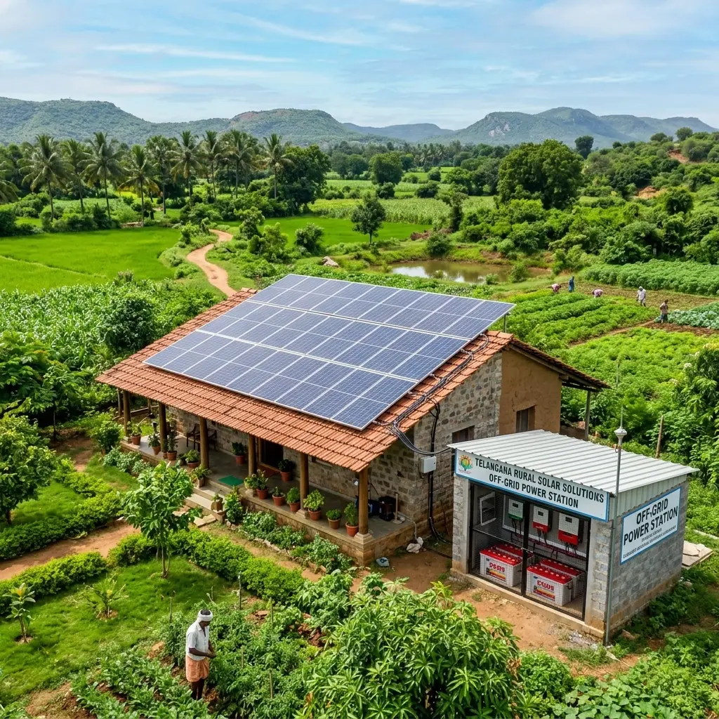 Agricultural Farmhouse Off-Grid Solar