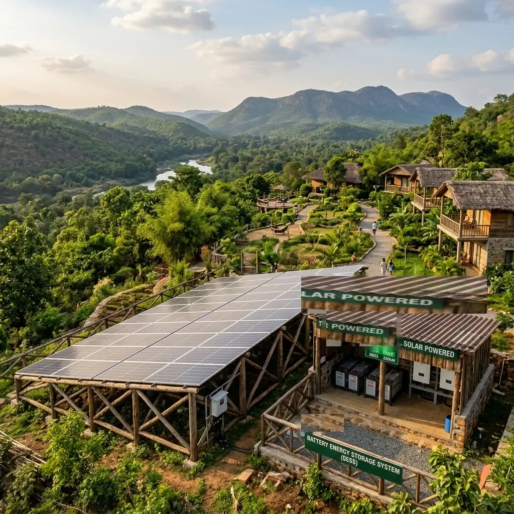 Commercial Resort Off-Grid Solar