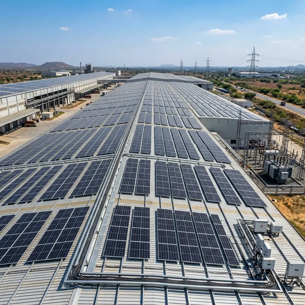 Industrial Factory On-Grid Solar