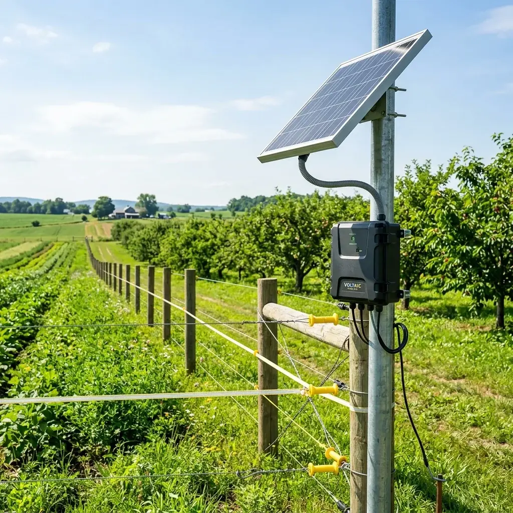 Agricultural Solar Fencing Installation